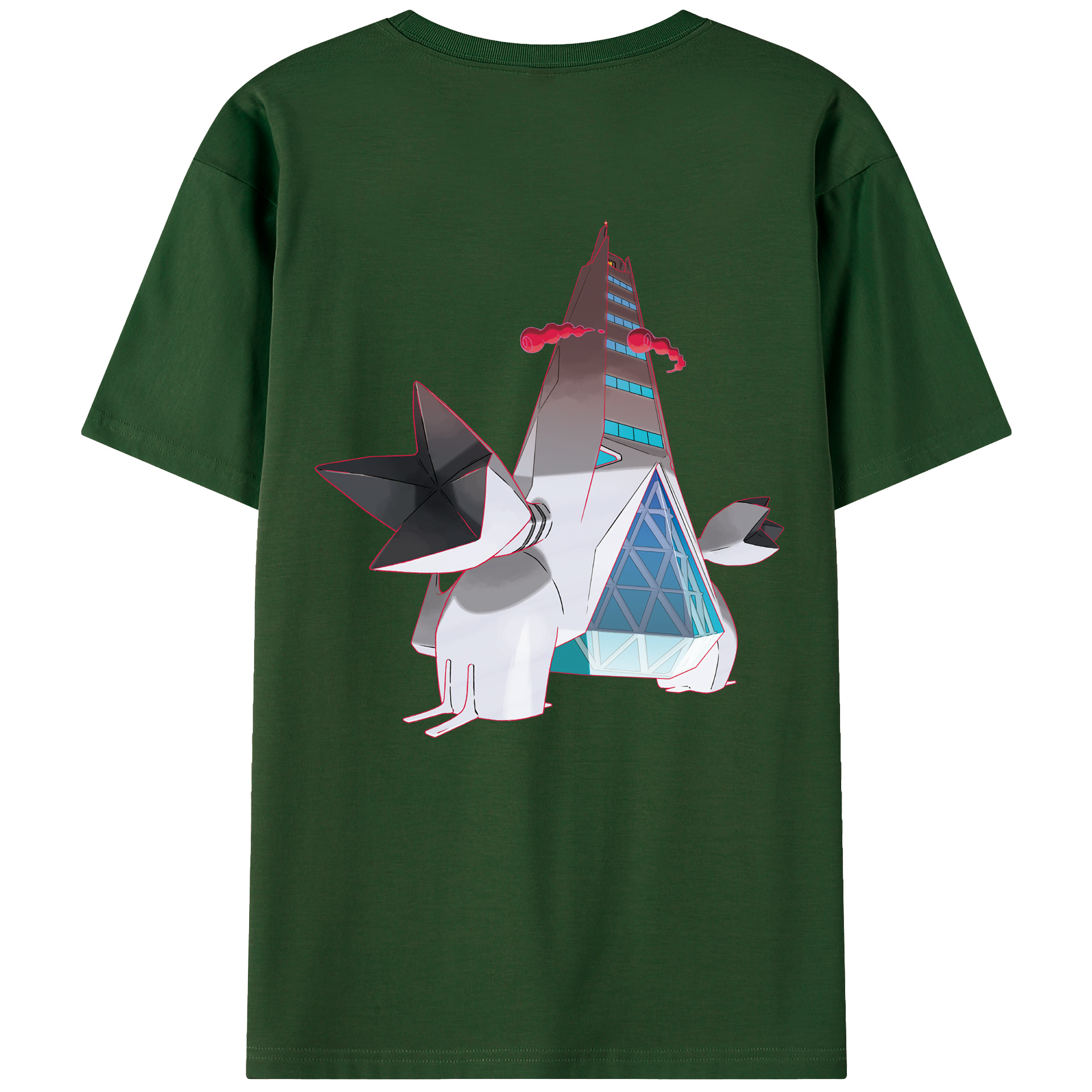 （画像用） ポケットモンスター Pokémon 綿100％半袖Tシャツ（背面プリント）